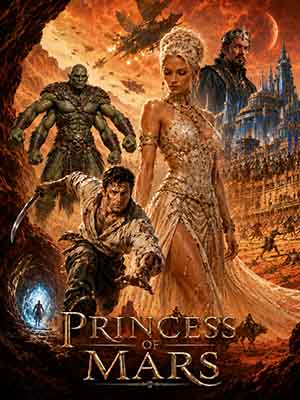 Fugitive Earthling John Carter hides in a desert cave and accidentally transports to Mars. Thanks to the planet’s low gravity, he gains astonishing strength and agility superior to local Martians. Captured by the brutal green Thark tribe, he rescues Princess Dejah Thoris of Helium in the arena and gets tangled in Martian civil wars.……